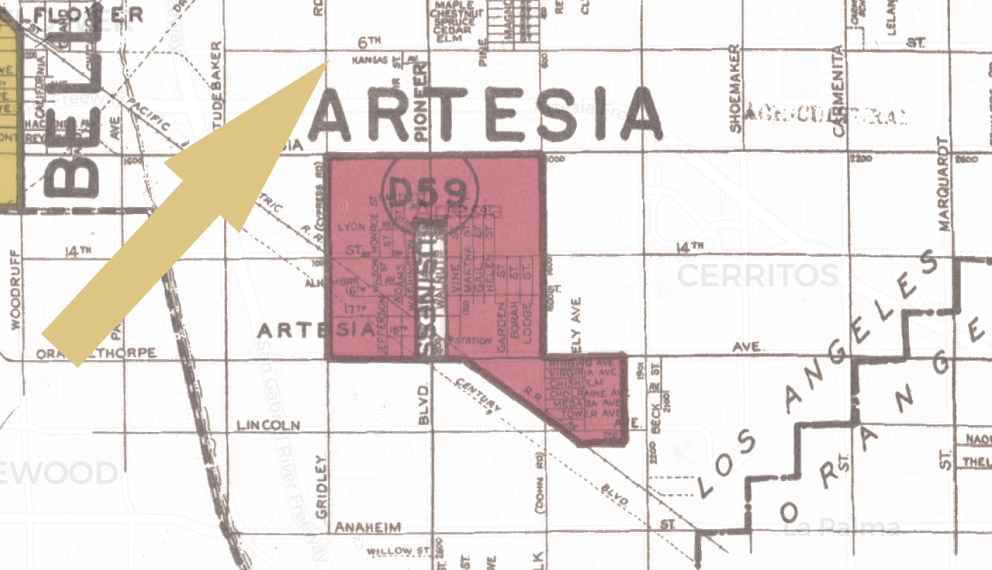 HOLC map of artesia